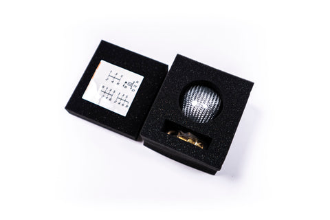 Hitman Silver Carbon Weighted Shift Knob