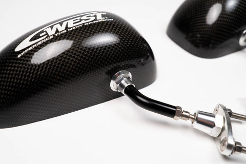 C-West Dry Carbon GT Mirror