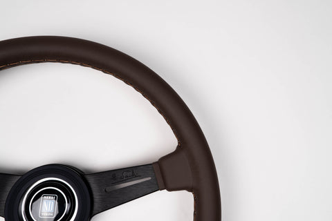 360mm Nardi Classic Brown Leather