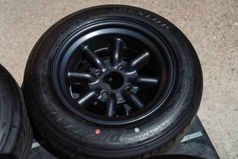 Watanabe R Type 14" 7.5J -7 (4x114.3) *Tires Included*