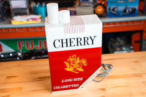 Cherry Long Size Cigarette Advertisement Sign