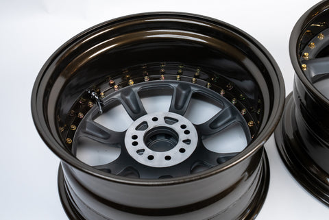 Watanabe RS Eight 17" 9J +35 (4x114.3 & 5x114.3) Pair