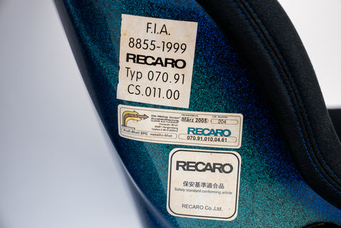 Recaro SPG3 Ice Rock Bucket Seat Pair