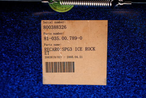 Recaro SPG3 Ice Rock Bucket Seat Pair