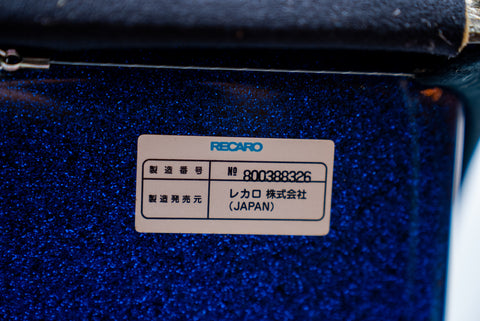 Recaro SPG3 Ice Rock Bucket Seat Pair