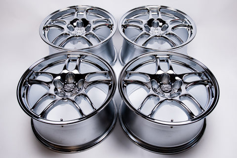 Nissan Skyline R33 GTR 17" 9J +30 (5x114.3) *Triple Chrome*