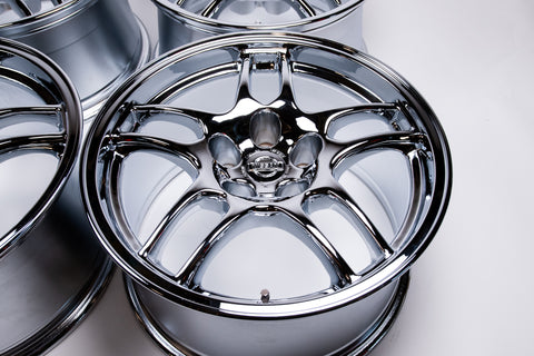 Nissan Skyline R33 GTR 17" 9J +30 (5x114.3) *Triple Chrome*