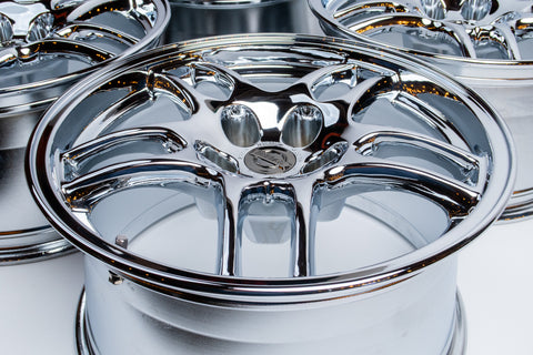 R33 GTR 17" 9J +30 (5x114.3) *Triple Chrome Plated*