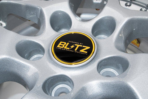Blitz BRW 03 Reproduction Center Caps *Gold/Black*