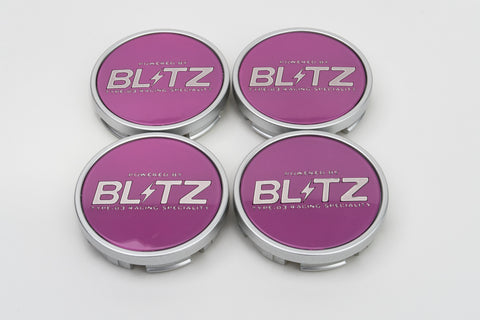 Blitz BRW 03 Reproduction Center Caps *Pink/Silver*