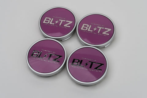 Blitz BRW 03 Reproduction Center Caps *Pink/Silver*