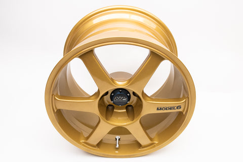 Yokohama AVS Model 6 Reproduction Center Caps *Anodized Gold*