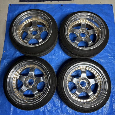 WORK Meister S1 3P 18" F: 10.5J +10 / R: 12J +18 (5x114.3)