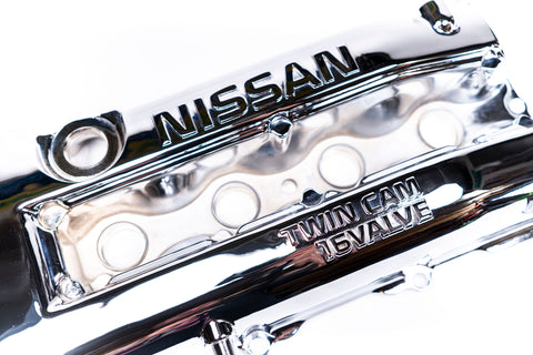 Nissan S14 SR20DE Valve Cover *Triple Chrome Plated*