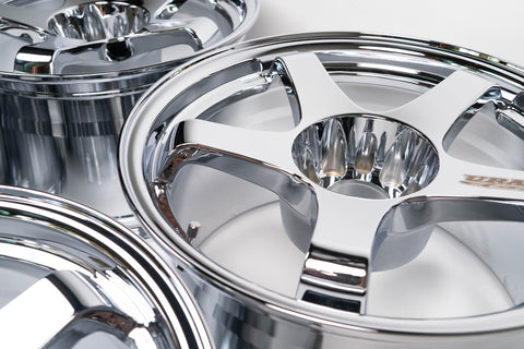 URAS NS-01 17" 9.5J +15 (5x114.3) *Triple Chrome Plated*