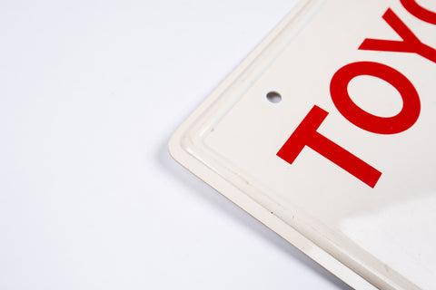 Toyota Vintage Display Plate
