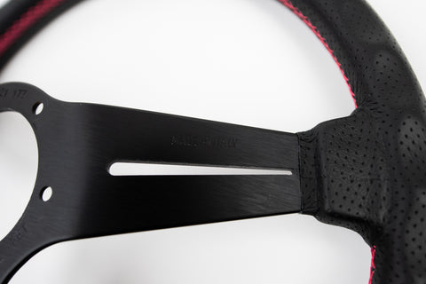 340mm Nardi Rally Deep Corn "Pink Stitching Limited Edition FET Japan Model*