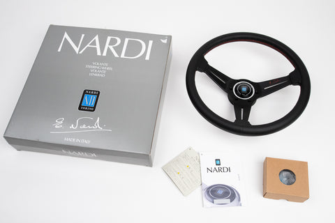 350mm Nardi Rally Deep Corn "Red Logo Limited Edition FET Japan Model*