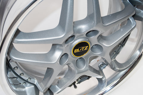 Blitz BRW 03 Reproduction Center Caps *Gold/Black*