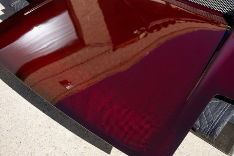 Mazda FC3S RX7 M Sports Red Carbon Hood