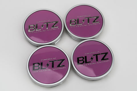 Blitz BRW 03 Reproduction Center Caps *Pink/Silver*