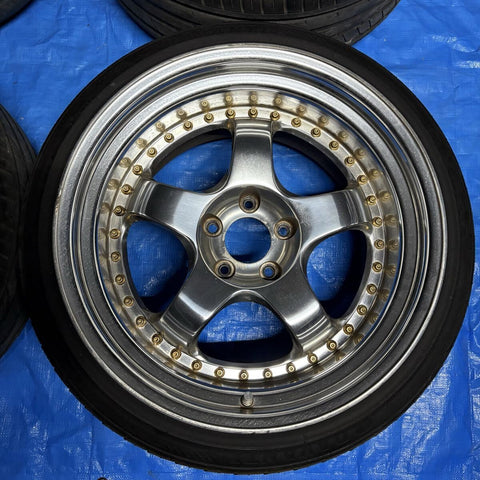 WORK Meister S1 3P 18" F: 10.5J +10 / R: 12J +18 (5x114.3)