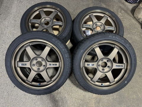RAYS TE37 (5x100) 17" 7.5J +48