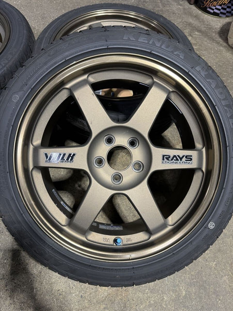RAYS TE37 (5x100) 17" 7.5J +48