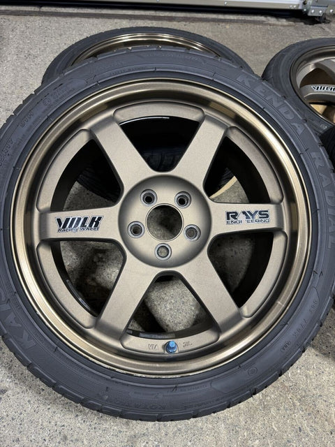 RAYS TE37 (5x100) 17" 7.5J +48