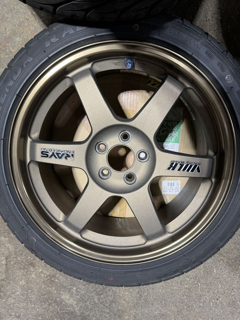 RAYS TE37 (5x100) 17" 7.5J +48