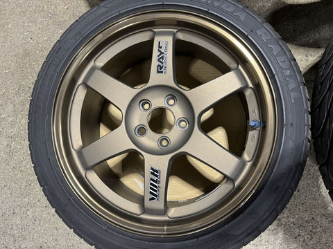 RAYS TE37 (5x100) 17" 7.5J +48