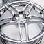 AVS Model 5 17" 9JJ +35, 8JJ +30 (5x114.3) *Triple Chrome Plated*