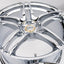 AVS Model 5 18" 9JJ +35, 8JJ +30 (5x114.3) *Triple Chrome Plated*
